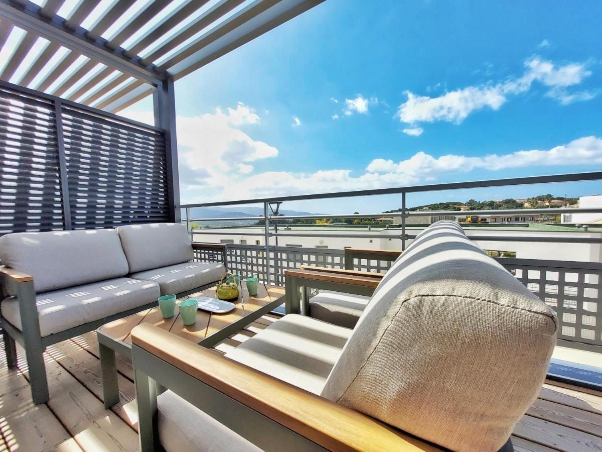 Appartement Catalina - Double Terrasse - Wifi - Clim - Porticcio بورْتِكْسْيو المظهر الخارجي الصورة
